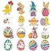 5D Pittura Diamante Adesivo Coniglietto Pasquale 16 Pezzi Pasqua Pittura Diamante Adesivo Pittura Diamante Coniglietto di Pasqua 5D Fai da Te Pasqua Coniglietti Diamante