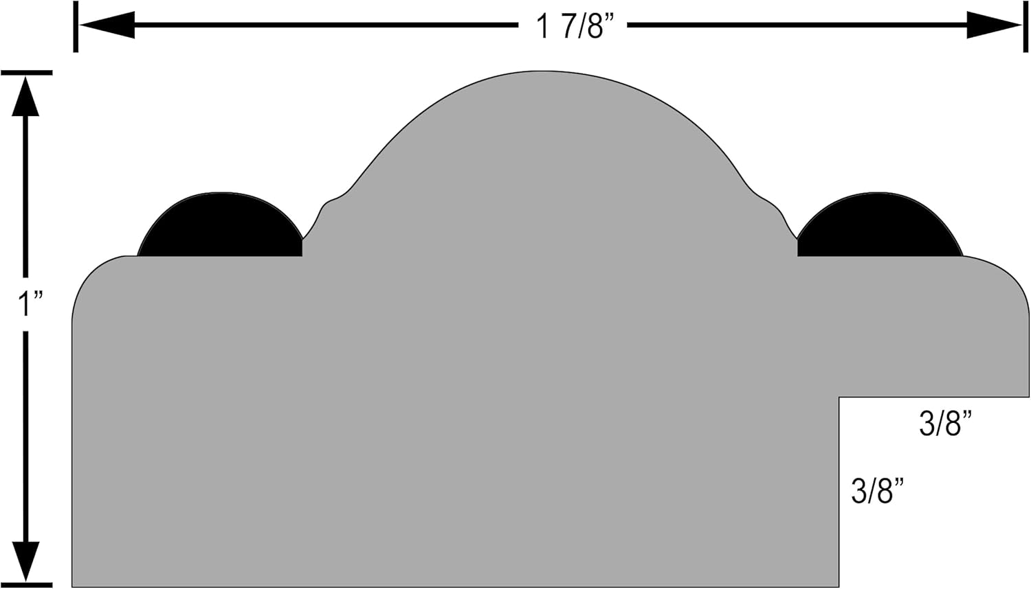 OVALCREST Round Beveled Wall Mirror for Home Decor - Dorset Style - Silver Leaf with Brown Antique - 22x22 Outside Dimensions