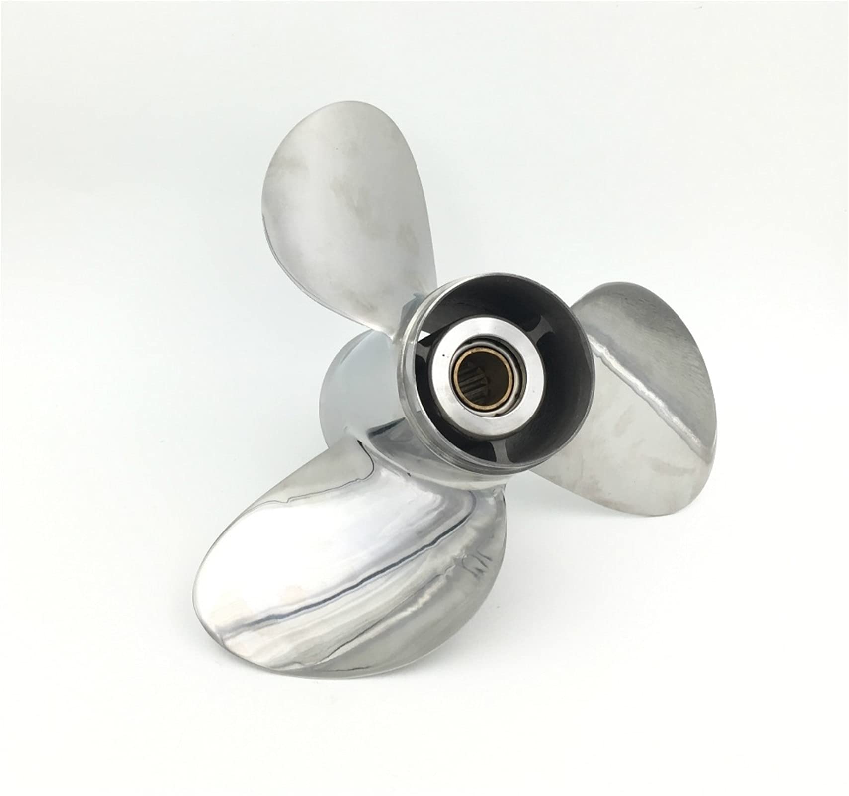 10 5/8x12 In Acciaio Inox Fuoribordo Elica per 25 70HP Marine Boat Yacht Accessori