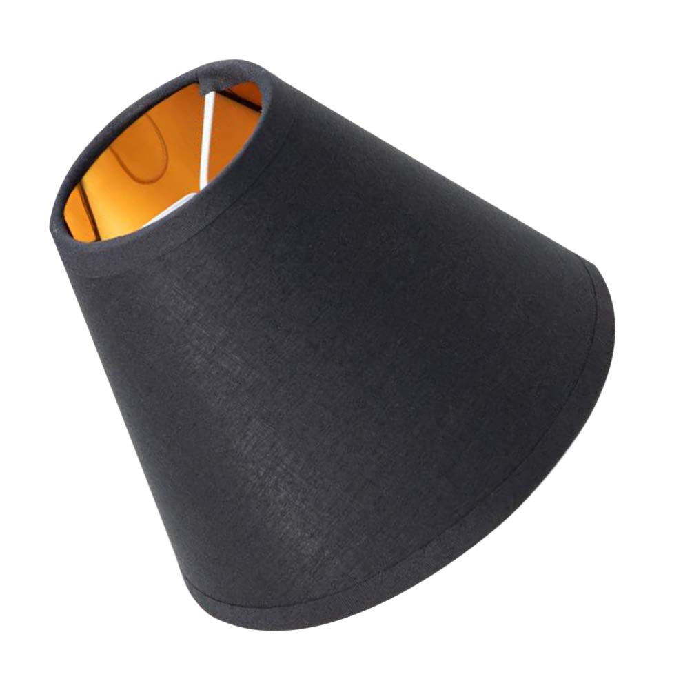 Uonlytech Abat-Jour en Lin Tissu Housse de Lampe pour Lustres Lumières Table Lampadaire Lampes de Plafond Remplacement de Lampe
