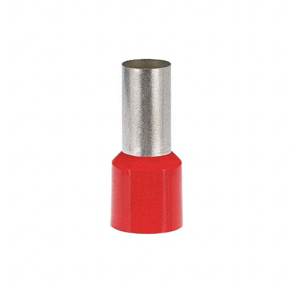Install Bay Ferrules - Red 1/0Ga - 50 Per Bag