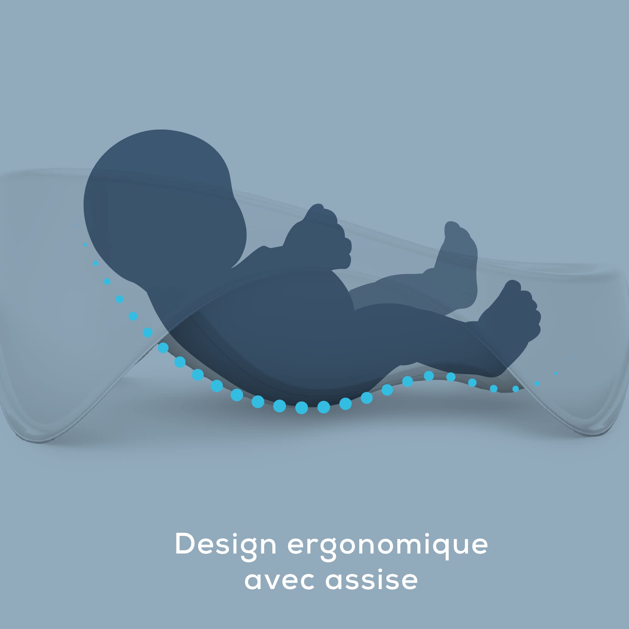 Angelcare Erweiterbare Babybadewanne 2-in-1 mit integrierter Babywippe, weiches Material, bequem, hygienisch und schimmelresistent, schnell trocknend, einfache Handhabung, minimaler Wasserverbrauch.