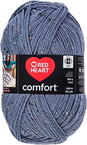 Image of RED Heart Comfort Yarn-Denim Fleck