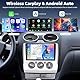 8 Core Qualcomm Android 15 4+64G Autoradio für Ford Focus Exi MT 2 3 MK2 MK3 2004-2011, 9 Touchscreen Radio mit CarPlay Android Auto GPS WiFi FM/RDS DSP 3D Auto Modell Showcase+Rückfahrkamera