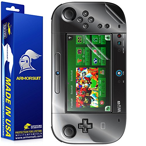 ArmorSuit MilitaryShield - Nintendo Wii U Gamepad Screen Protector + Full Body Skin Protector/Front + Back...