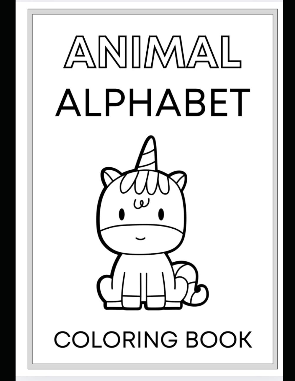 Preschool alphabet coloring book