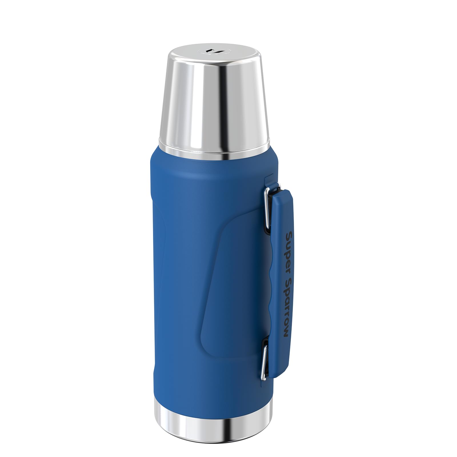 Super Sparrow Stainless Steel Water Bottle - 1500ml - Wide Mouth Vacuum Insulated Flask - BPA-Free ThermosBottle - Leakproof Lid Doubles as Cup