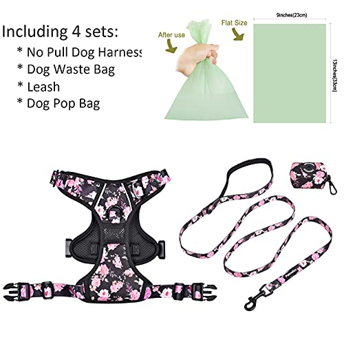 Petmolico No Pull Dog Harness Set, 2 Leash Attchment Easy Control Handle Reflective Vest Dog Harness Medium Breed… - Image 6