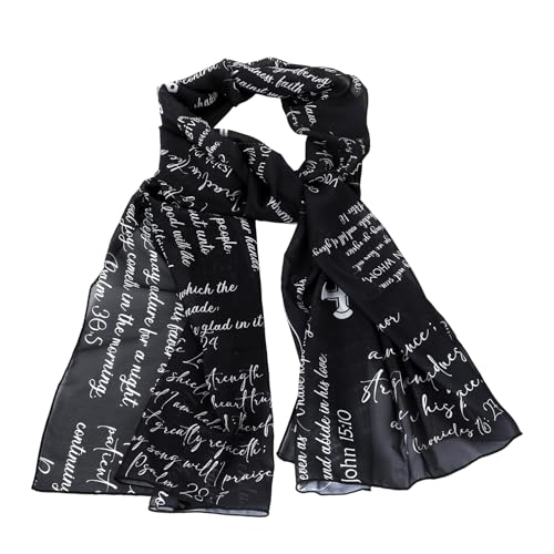 Prayer Shawl for Women with Gift Box Christian Prayer Scarf Healing Inspirational Scripture Bible Verse Religious Wrap Blanket Wrap Scarf with Bible Verses Church Christian Gift for Her