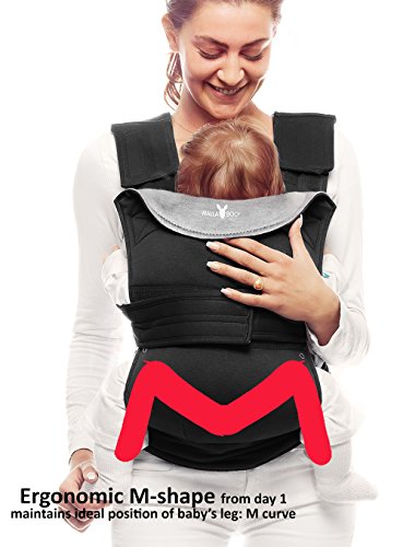 Wallaboo Babydrager Ease, compacte buik- en heupdrager, bonte ergonomische baby- en kinderdrager, geschikt voor… - Image 6