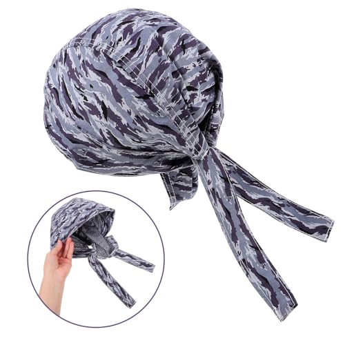 Gorra de soldador de algodón ajustable con forro de malla transpirable 7