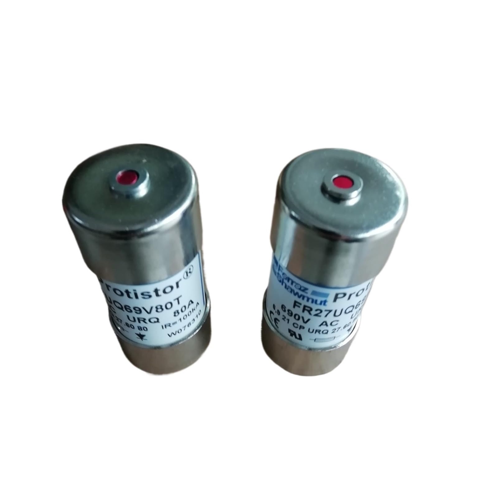 Fusible FR27UQ69V125T S078331 cylindrique pour protection de semi-conducteurs