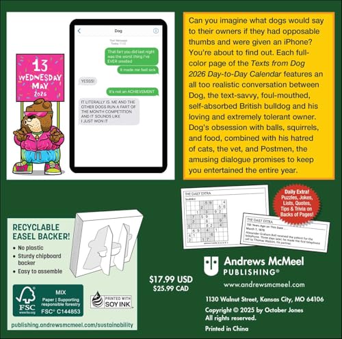 Texts from Dog 2026 Day-to-Day Calendar