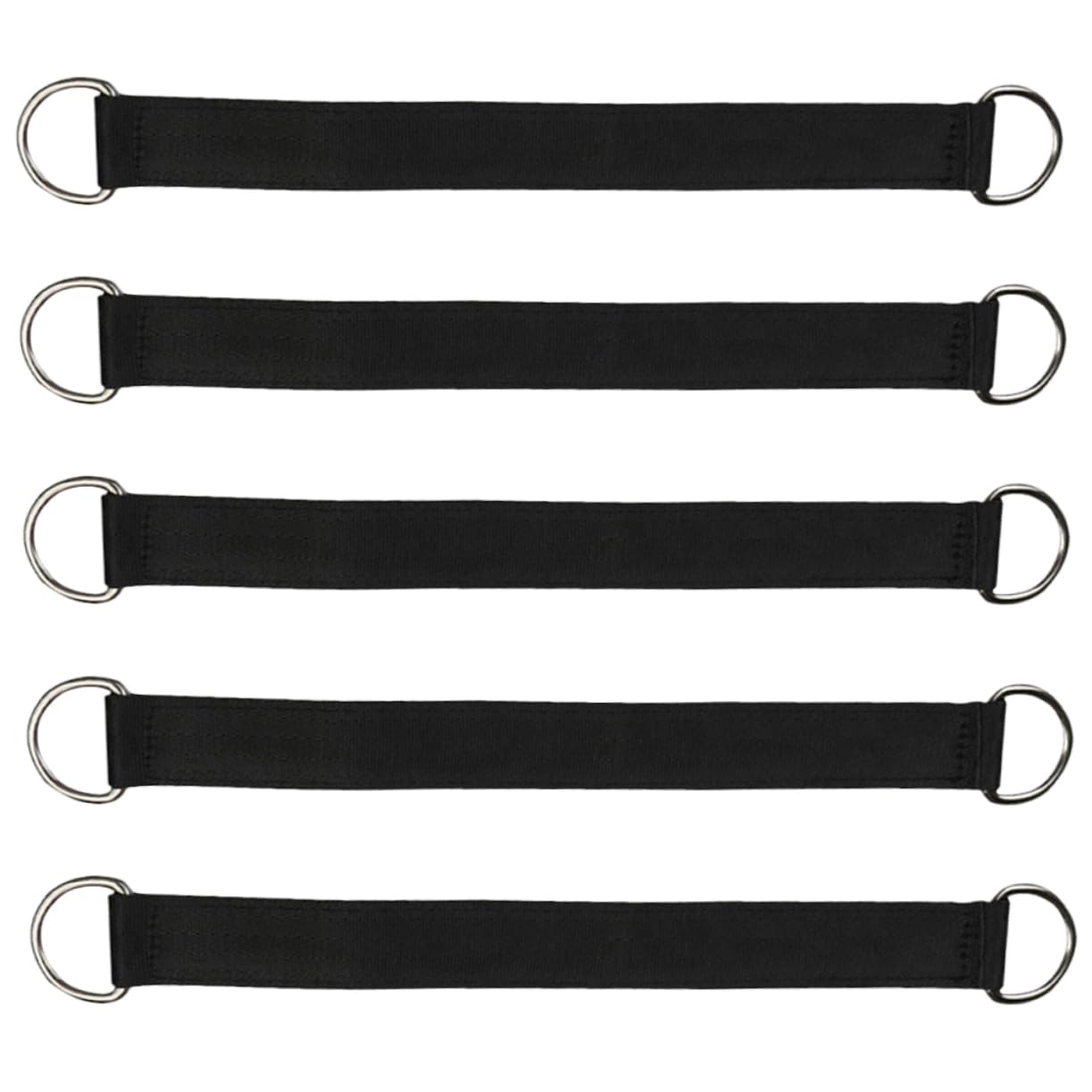 TOYANDONA 5 Series Cinturones Colgantes para Hamacas con Argollas De Inoxidable para Columpios De Exterior Fáciles De Instalar Y Ligeras para Camping Y Actividades Al Aire 5 Piezas X 5