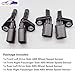 Front Rear ABS Wheel Speed Sensor Left & Right for Volkswagen VW Passat Jetta Tiguan Beetle GTI EOS Golf CC, Audi A3 TT 2006-2018, Replaces ALS467 ALS430 ALS469, Pack of 4