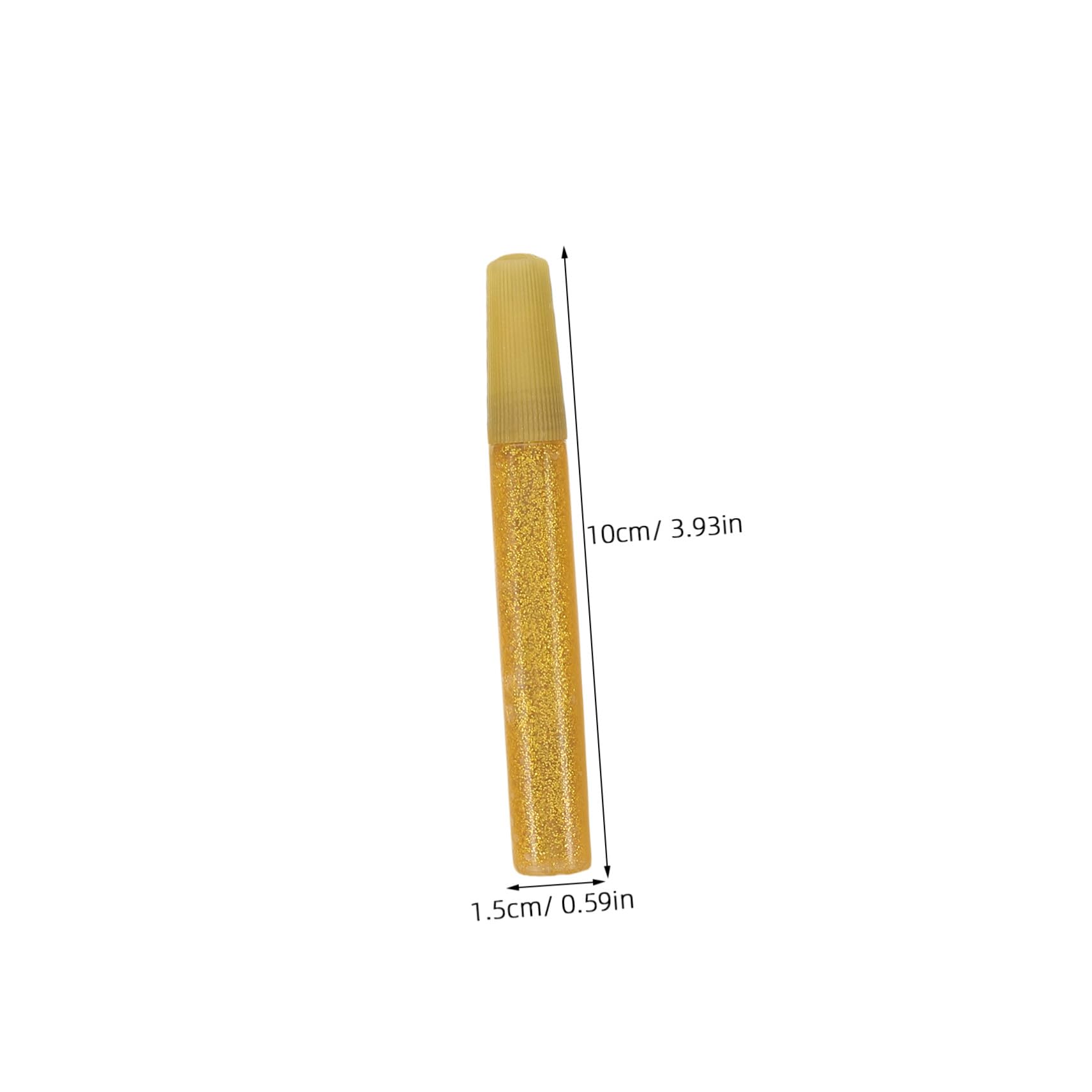 Uonlytech 50 Stück Gold Glitzerkleberstifte mit Glänzendem Effekt Vielseitiger Bastelkleber für Malerei und Kleben für Kinder und Kreative Selbstgemacht Kunstprojekte