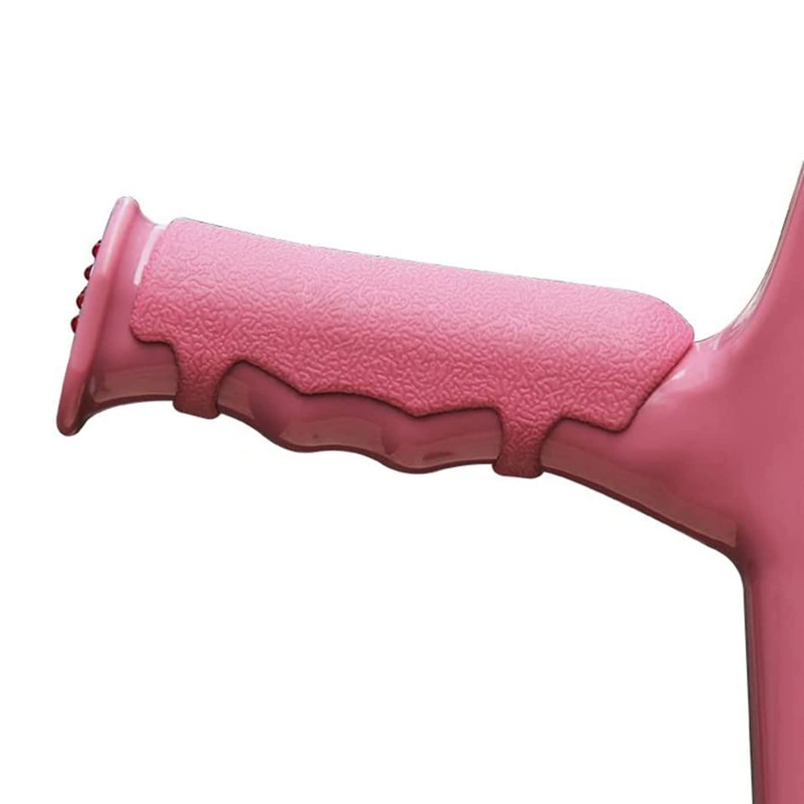 1 Paar Unterarmgehstützen Gehhilfen Faltbar Krücken Paar Mit Ellbogenstütze, 100kg Belastbar, Für Kinder, Jugendliche, Senioren (Schwarz/Rosa/Blau) (Color : Pink)