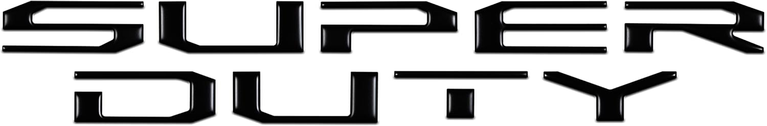 Hood Letter Inserts - Compatible with 2017-2022 Ford Super Duty
