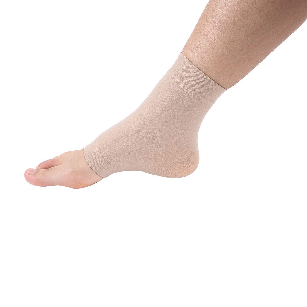 Protezioni in Silicone per Caviglia - Manicotto Protettivo Morbido ed Elastico con Cuscinetto per Tallone e Forma Quadrata