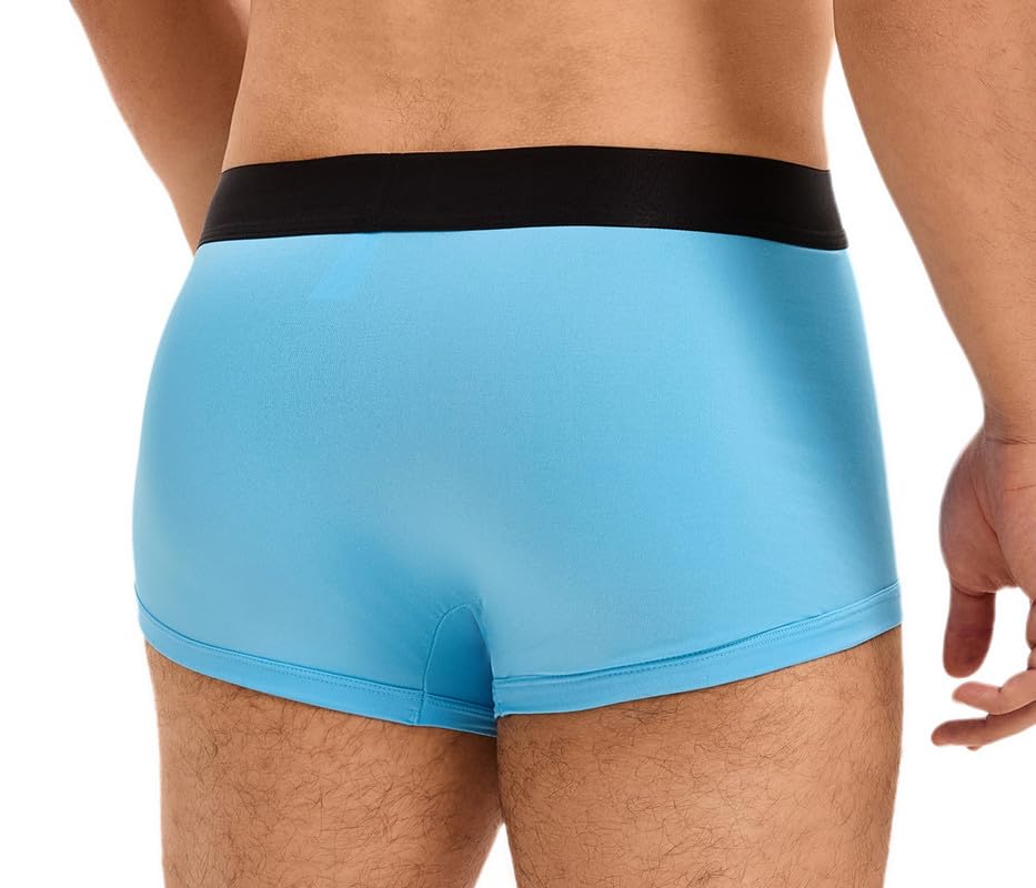 Knaughty Knickers Search Warrant Not Required LEO Flirty Cop Police Wife Blue Mens Boxer Brief Adult Fun Design2