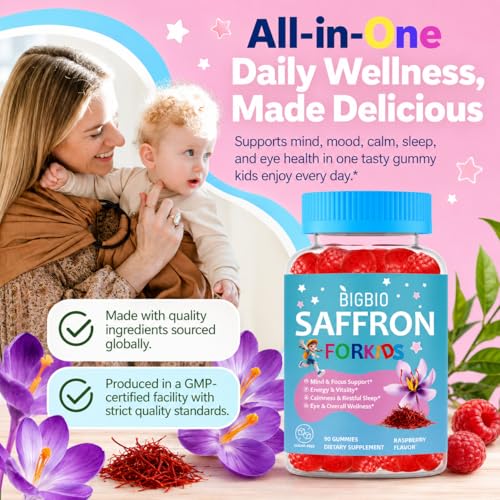 BIGBIO Saffron Mood Gummies