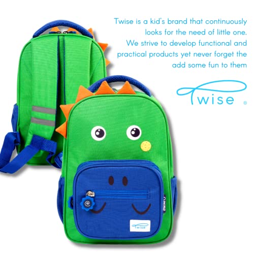 TWISE SIDE-KICK PRESCHOOL BACKPACK FOR KIDS AND TODDLERS (DINO)2