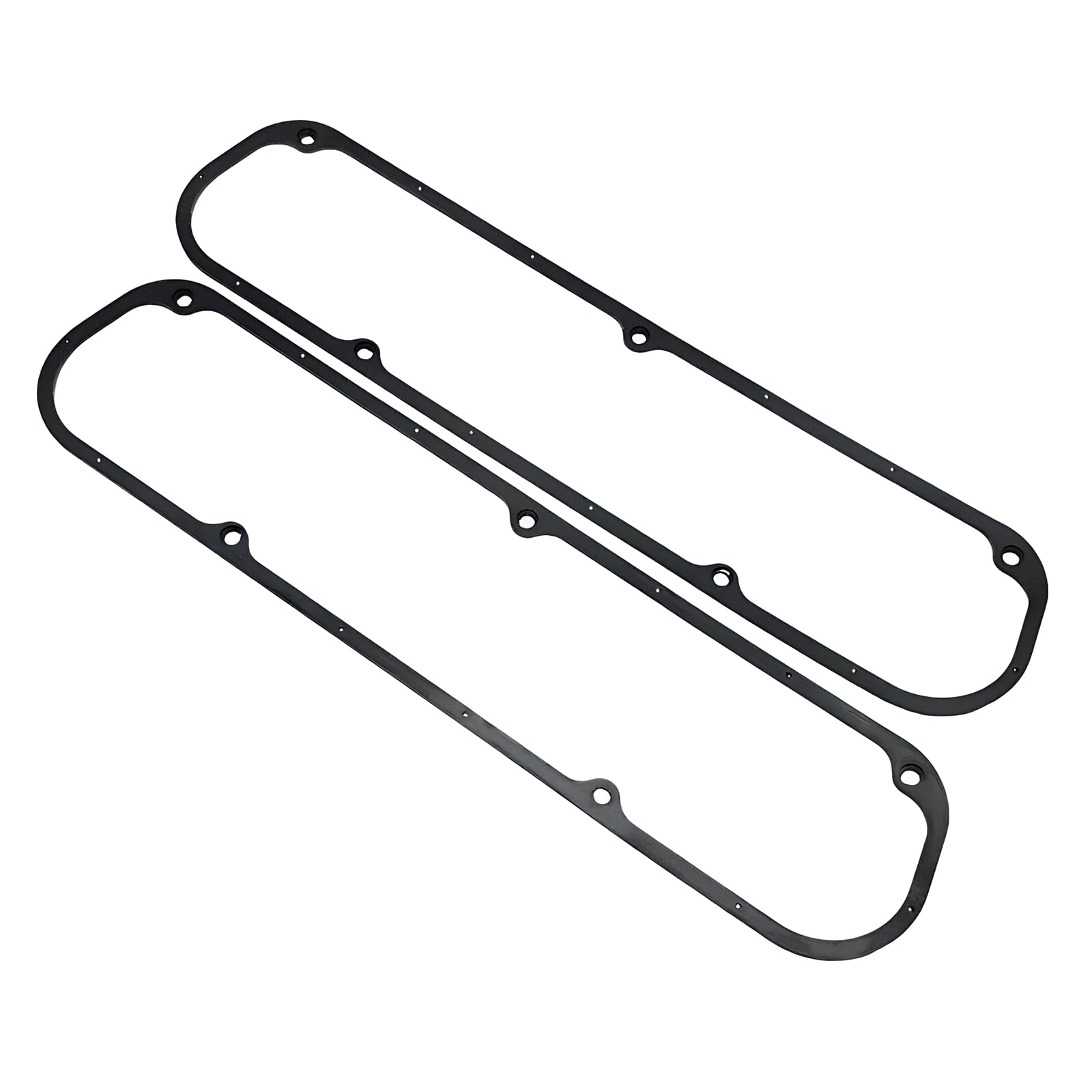 Photo 1 of 1 Pair Reusable Black Steel Core Rubber Valve Cover Gaskets Fits For Small Block Mopar 318 340 360