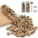 Bronze Wax Seal Beads, Yoption 150 Pieces Octagon Sealing Wax Sticks Beads with Candle Melting Spoon for Wax Seal Stamp (Bronze)