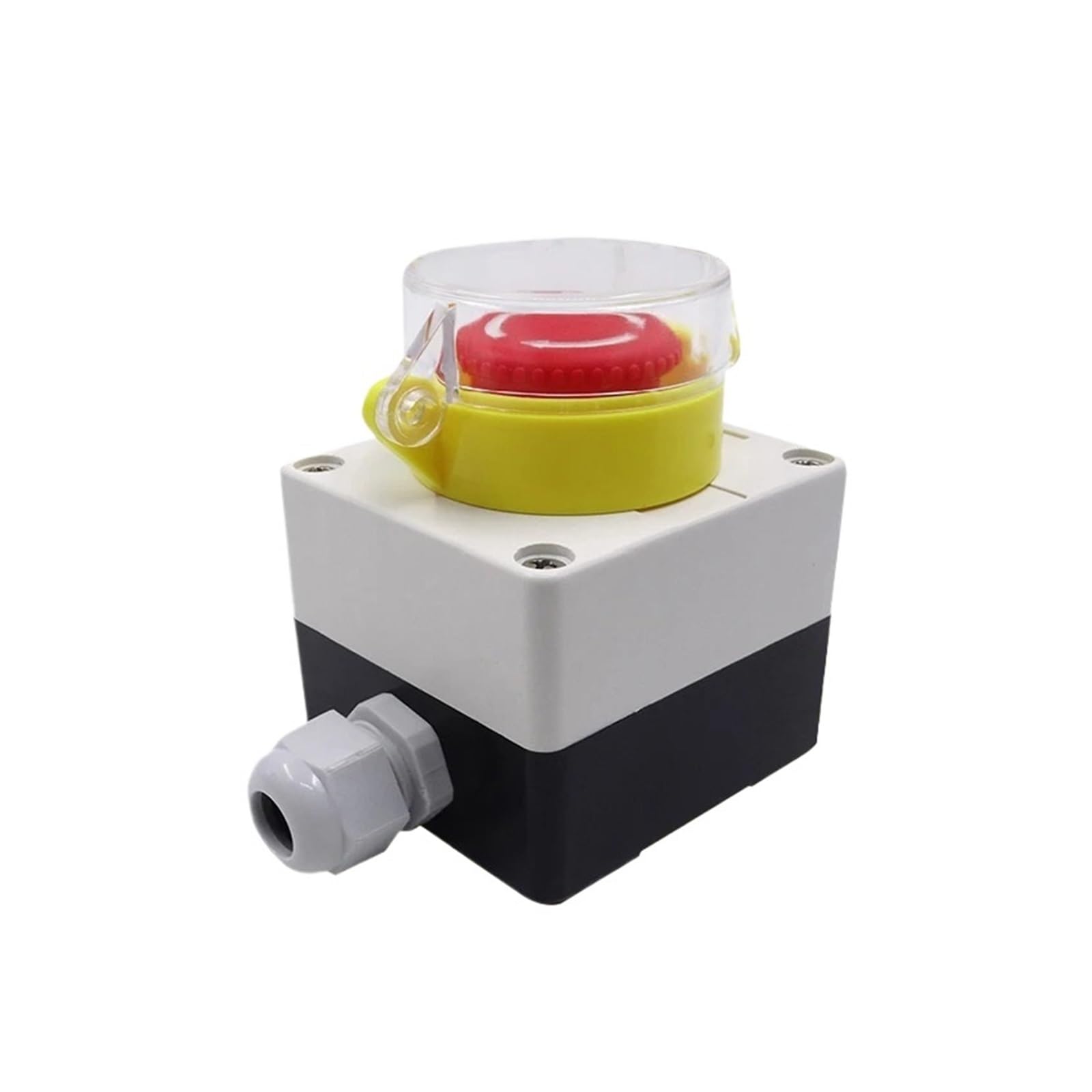 Interrupteur d'arrêt d'urgence 22mm 1NO1NC avec boîtier