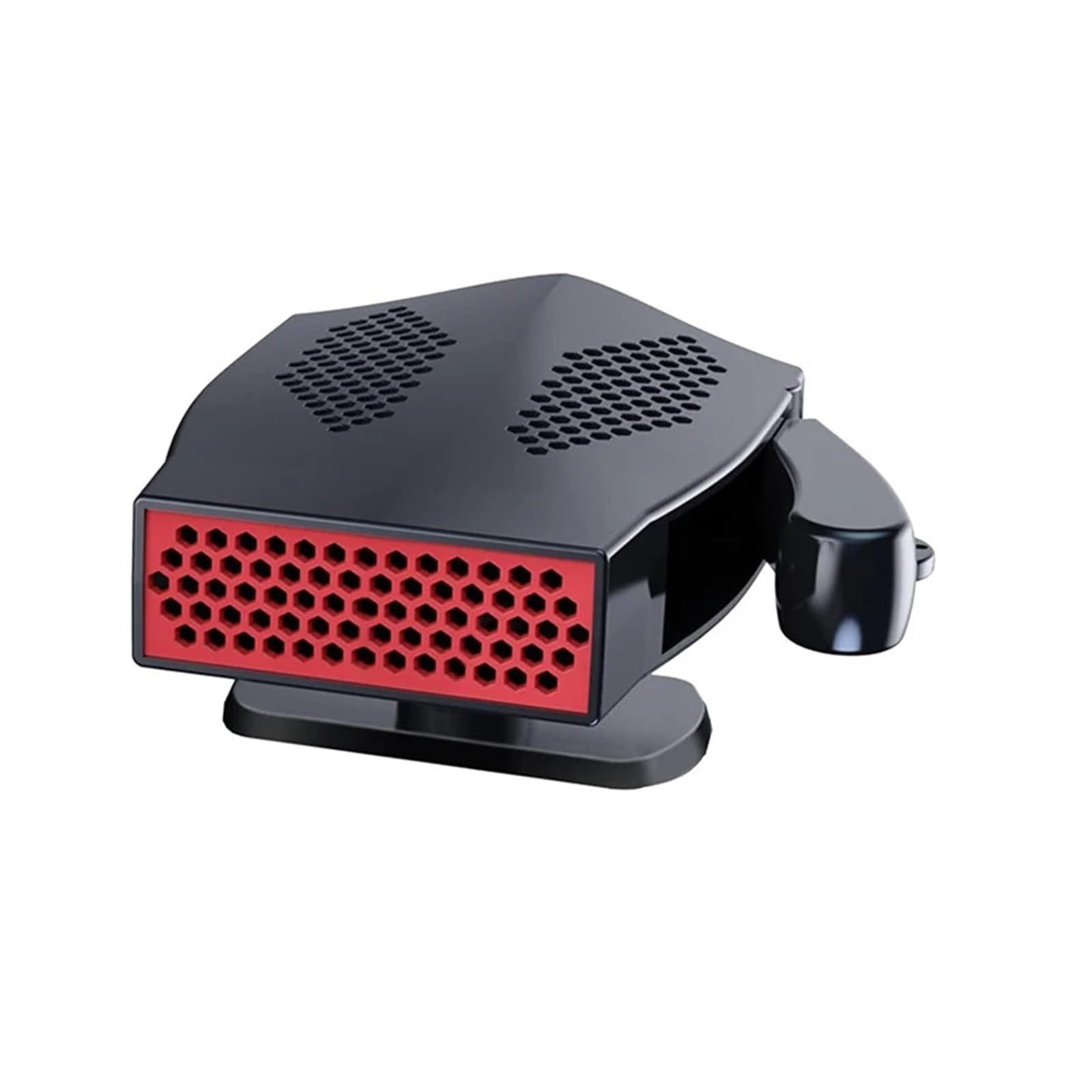 Calentador de coche de 12 V, ventilador eléctrico con base giratoria de 360 ​​grados, secador portátil, desempañador de parabrisas y descongelador.