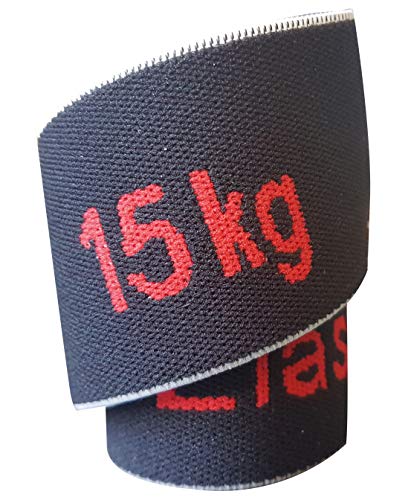 Kit com 4 Faixas Elásticas Mini Band Pilates ElastiRing Sveltus