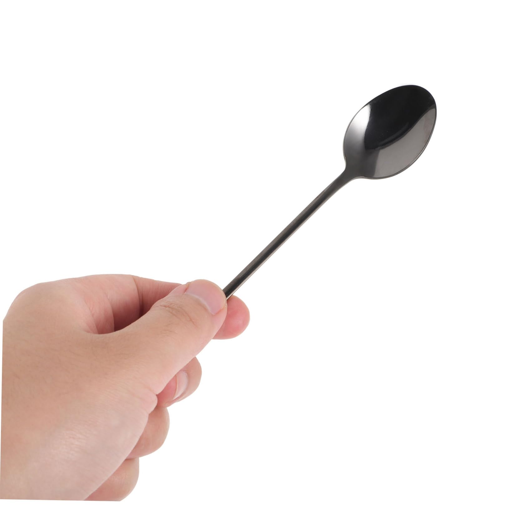 GRIRIW Smooth-surface Ice Tea Spoons Piece Stainless Steel Set Easy to Clean Comfortable to Use