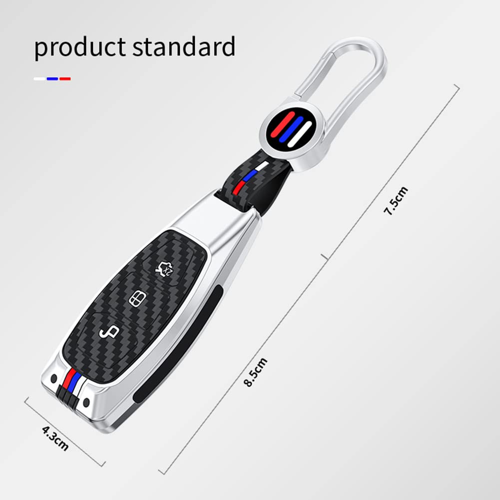 Otai - Custodia per chiave auto in lega di zinco compatibile con Ford