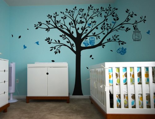 Product Deal Pop Decors Vinyl Art Wall Decals, Nursery Tree with Cute Owls Product Deal Pop Decors Vinyl Art Wall Decals, Nursery Tree with Cute Owls