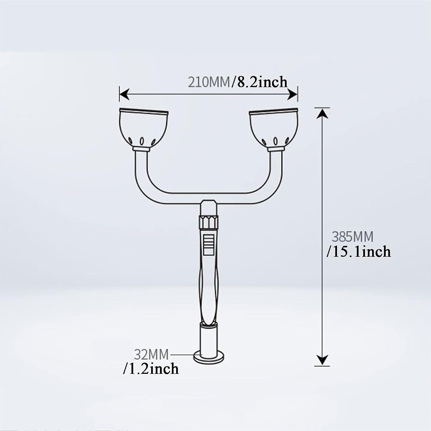 Lavaojos De Emergencia De Doble Cabezal, Rociador Lavaojos Manual De Latón, Ducha De Enjuague Facial con Manguera Telescópica para Uso Industrial Y De Laboratorio