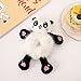 Élastiques à cheveux en peluche - En velours - Pour femmes et filles - Motif : panda
