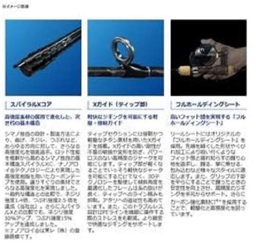 シマノ(SHIMANO) ジギングロッド オシアジガー ∞(インフィニティ) B65-3 280gまでのジグ 深海 2枚目