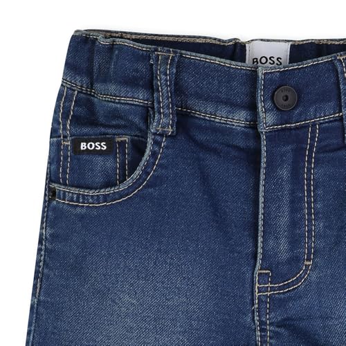 Boss Denim Shorts Baby Boys azul elástico que evita rozaduras 3