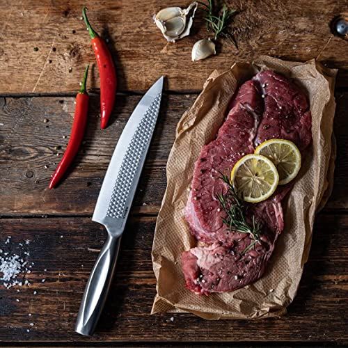 Image of BOSKA Chef Knife Monaco+ Home Chef Knife - Stainless Steel Multipurpose for Kitchen - Slicing Knife for Meat Cutting - Ultra Sharp Professional Durable