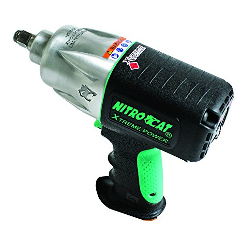 AIRCAT 1250K-LE 1/2" Drive Kevlar Impact LIMITED Edition, Small, Black with Green Trim