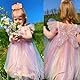 Miipat Baby Mädchen Kleid Ärmellos Schmetterling Prinzessin Tüllkleid Kleinkind Mädchen Blumenmädchenkleider Hochzeit Geburtstag Partykleid Rainbow 100 2-3 Jahre