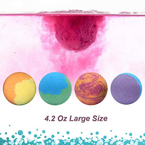 Bath Bombs For Kids With Toys Inside For Girls Boys - 12 Set Xxl Large Size Gift Kit, Surprise Unicorn, Bulk Handmade Bubble Bath Fizzies Spa Fizz Balls (Toys May Vary) #TOP2