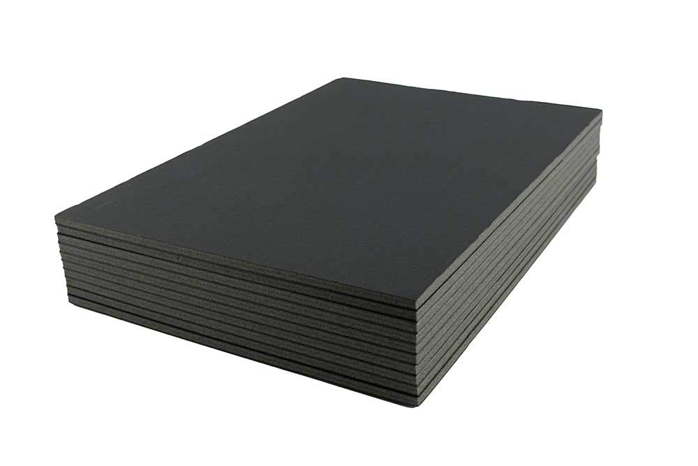 House of Card & Paper Pannello in schiuma nera formato A2, 420 x 594 x 5 mm, 20 fogli per cartone