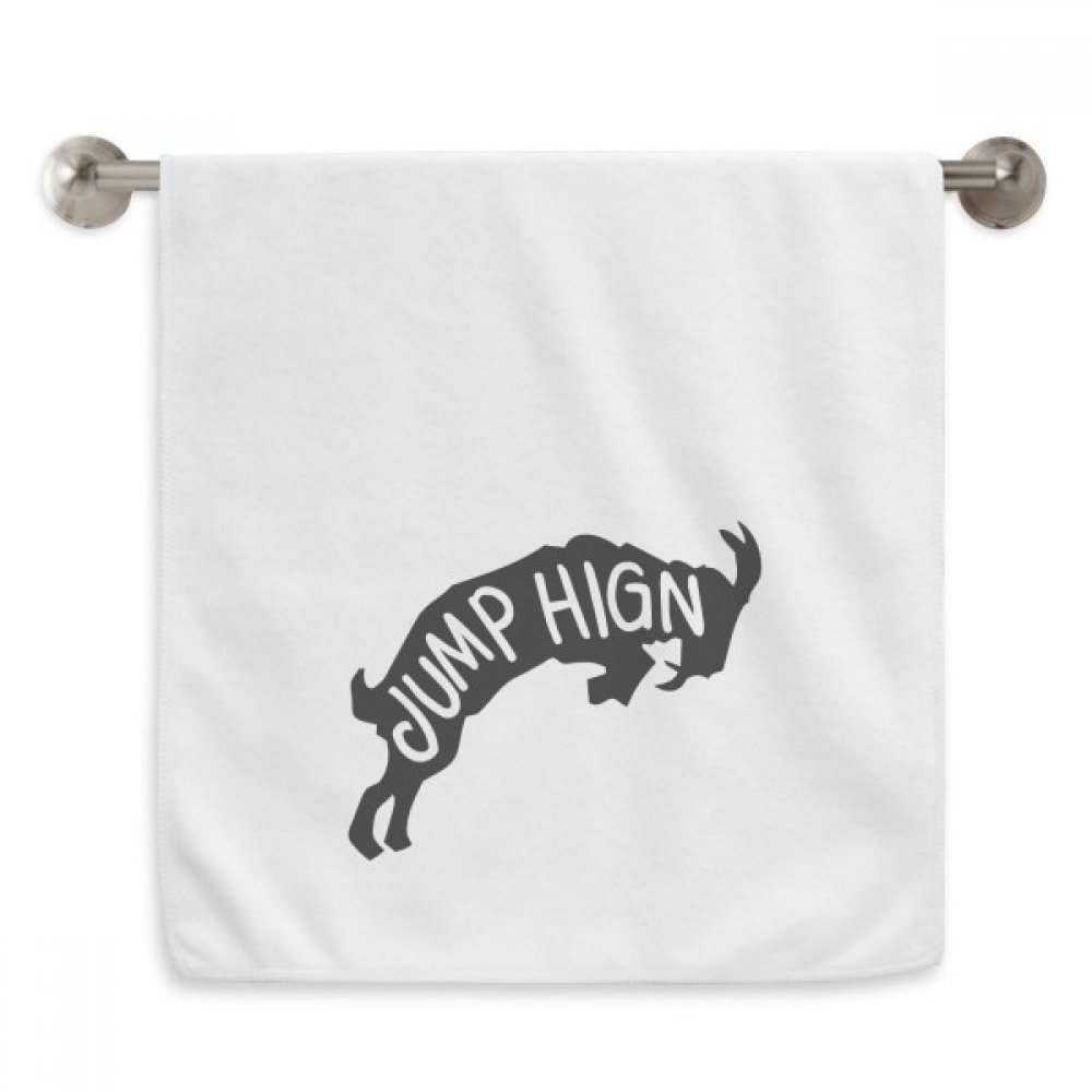 Serviette antilope noire pour éliminer l'humidité du visage en douceur avec style