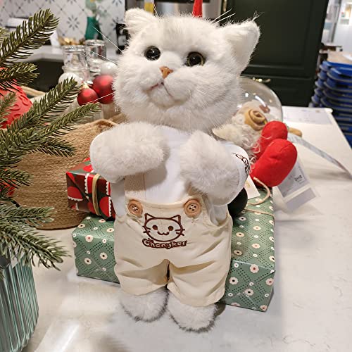 Chongker Plush Cat Doll - Handmade British Shorthair Kitten With Joints - Realistic Toy Gift For Cat Lovers, Birthday, Anniversary, Christmas #TOP1