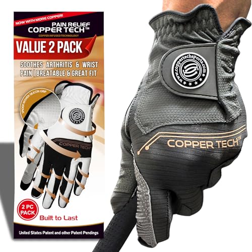 Copper Tech Men’s Golf Gloves...
