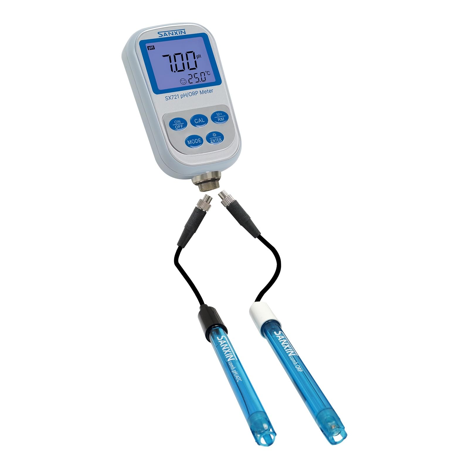 SX721 visualización LCD de funcionamiento portátil ORP PH Meter