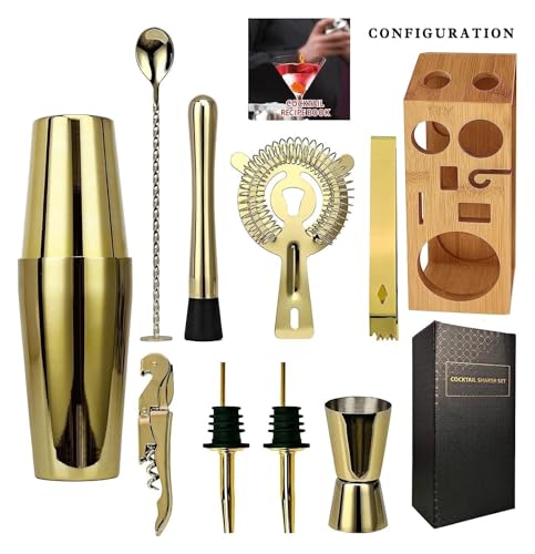 Set de Coctelera Bartender Kit 10 Piezas Acero Inox miniatura 2