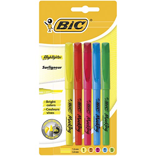 BIC Highlighter Markeerstiften Verstelbare Schrijfdikte