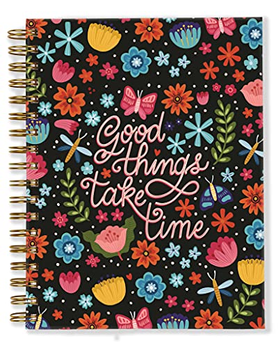Happy Wagon | Good Things Undated Planner| Daily Study and Work Planning | Goals & Budget Tracker | Laminated Hardbound Cover | 23.5H X 18.5W cm | 7 Sticker Sheets